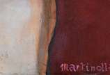 Sérgio Martinolli (1938), Nú - Óleo sobre tela (moldura com cupim).