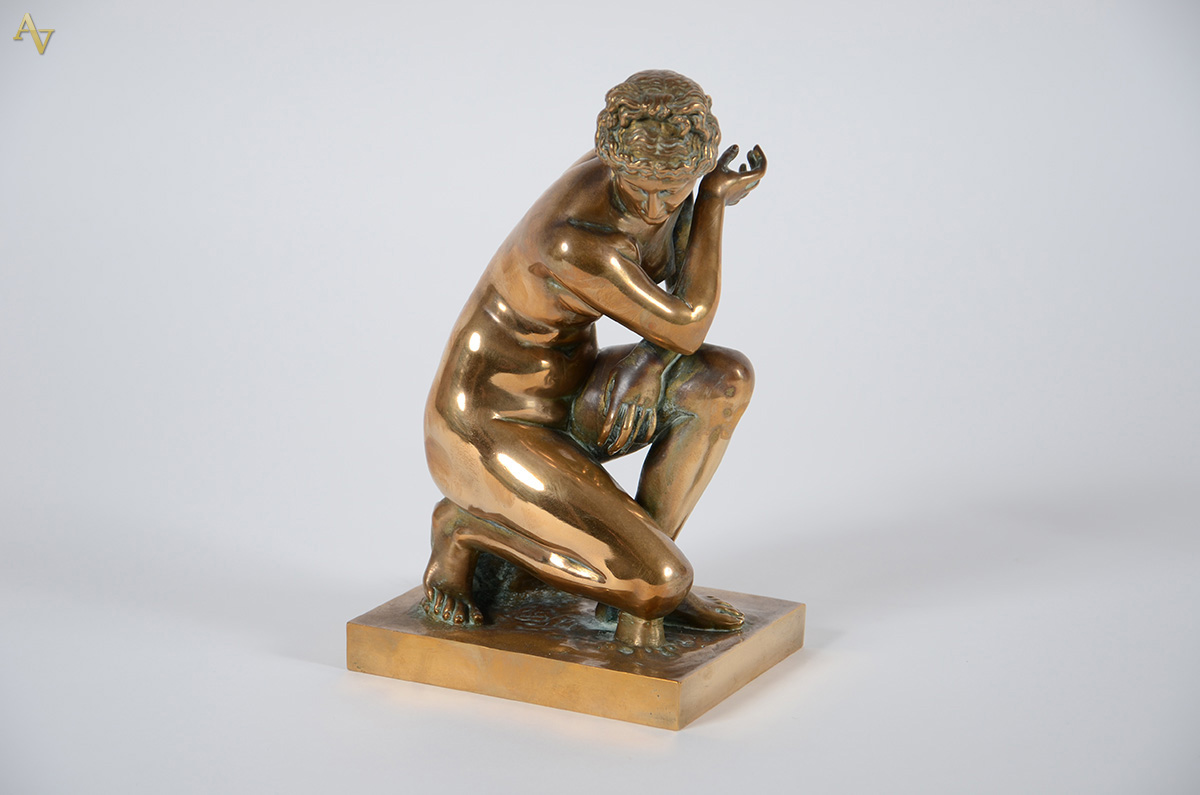 F.BARBEDIENNE - Escultura de Bronze representando figura feminina... - foto 1 de 4