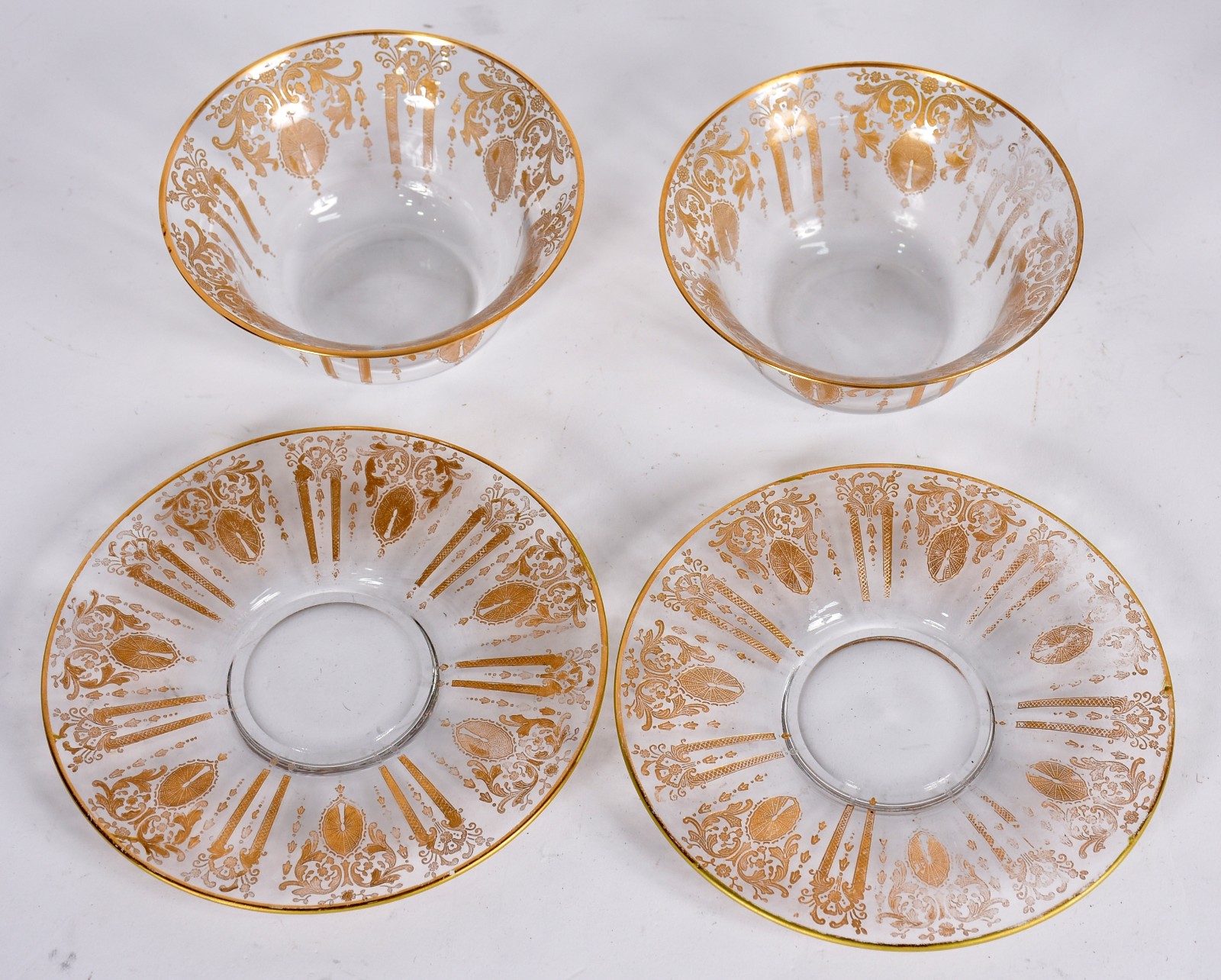 Par de lavandas de vidro veneziano com presentoir, decoração com... - foto 3 de 3