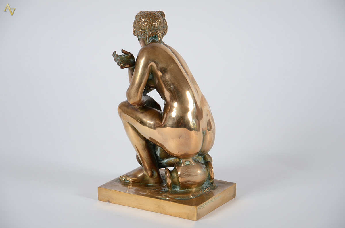 F.BARBEDIENNE - Escultura de Bronze representando figura feminina... - foto 3 de 4