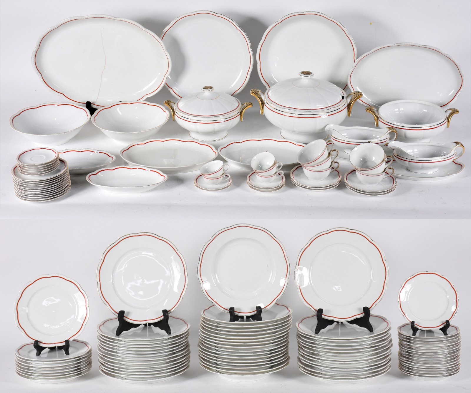 Serviço de jantar de porcelana alemã Selb Bavaria, Carl Sundfeld... - foto 1 de 11