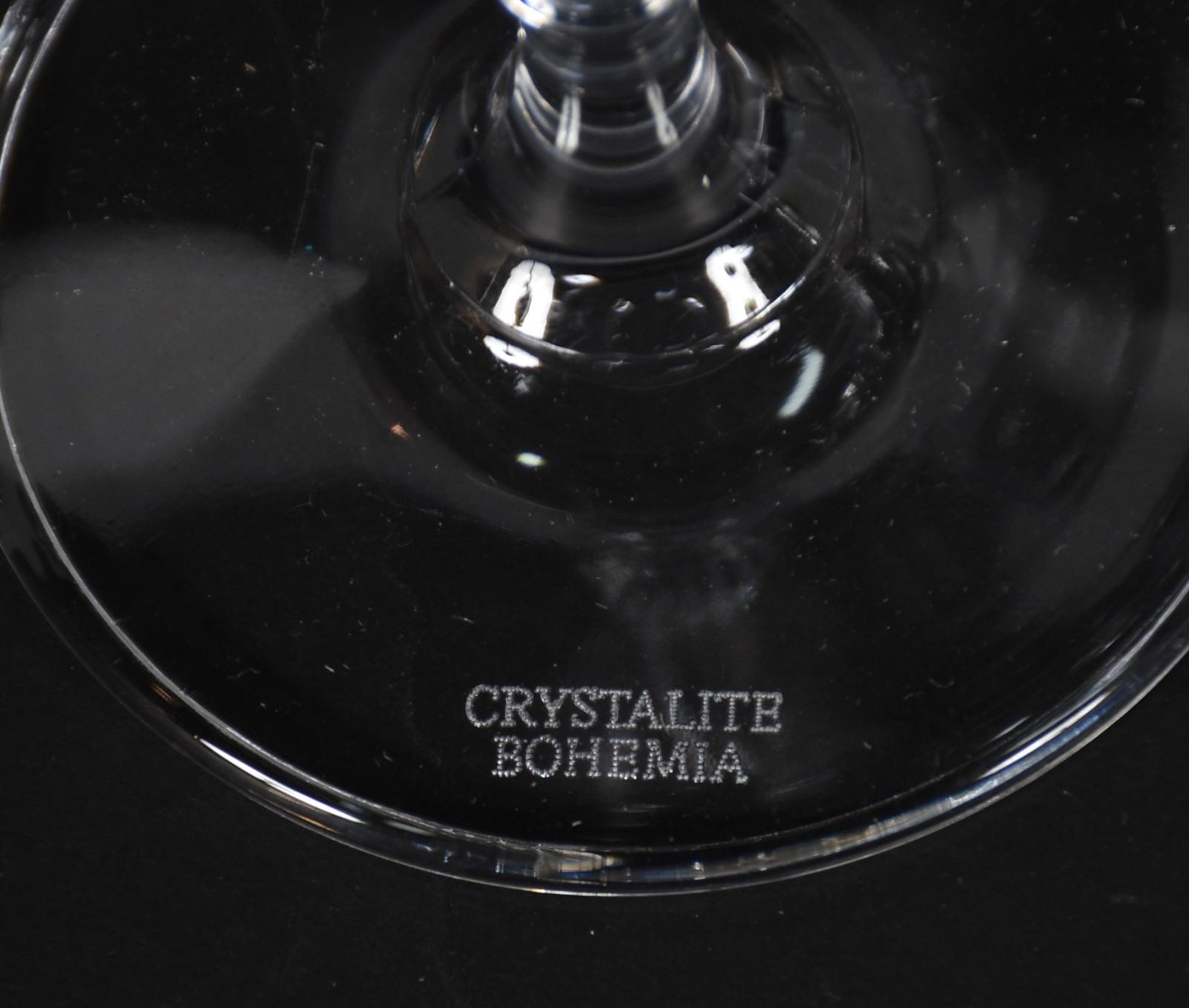 Seis flutes para champagne de cristal. - foto 3 de 4