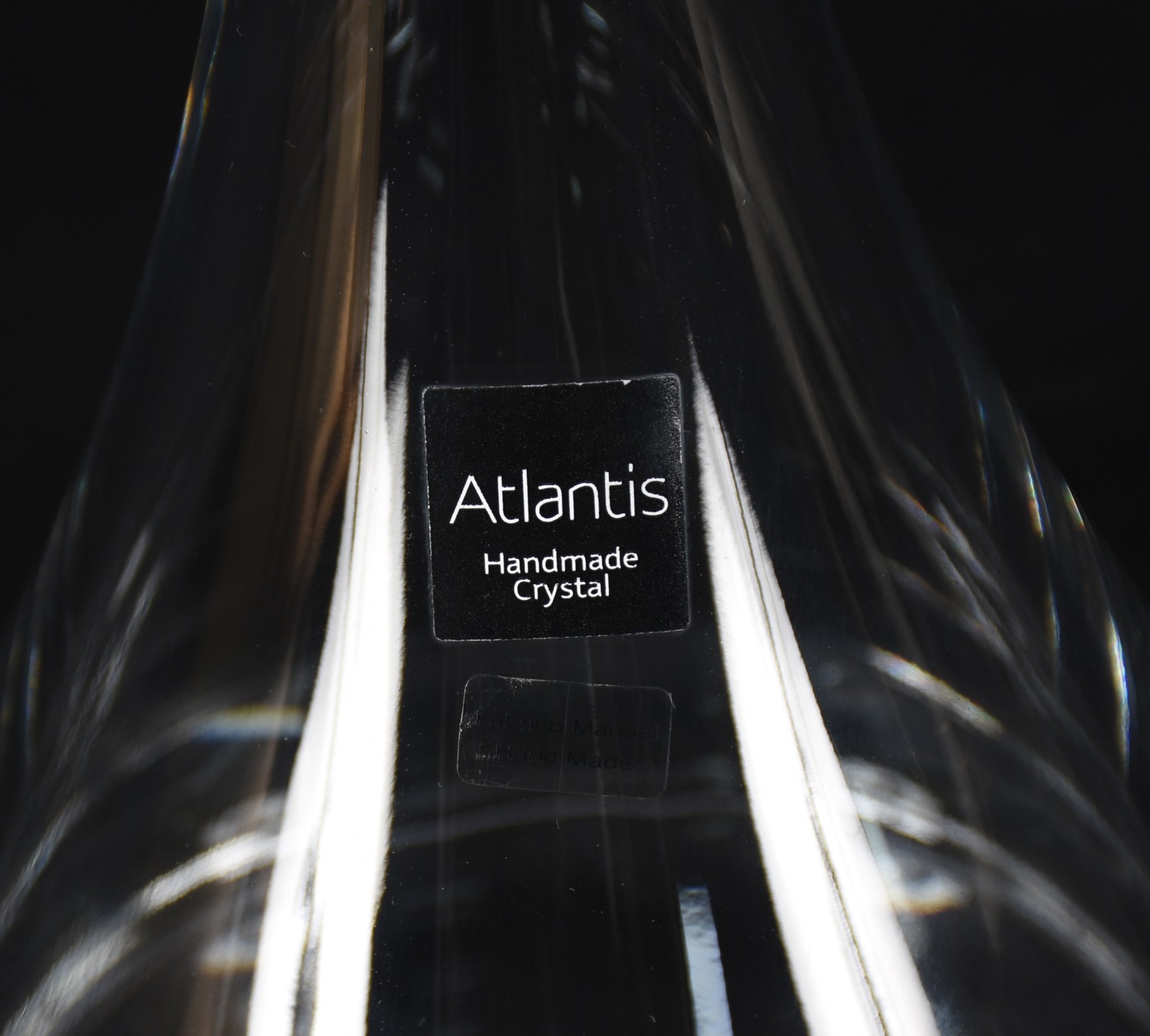 Decanteur de cristal Atlantis com tampa. - foto 2 de 5