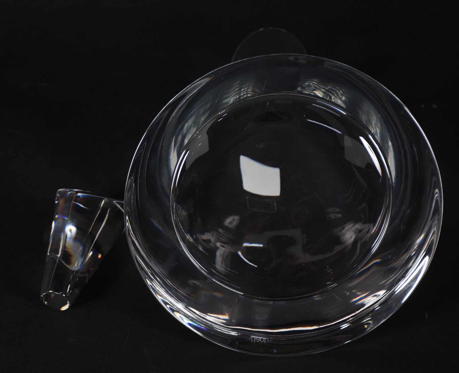 Decanteur de cristal Atlantis com tampa. - foto 4 de 5