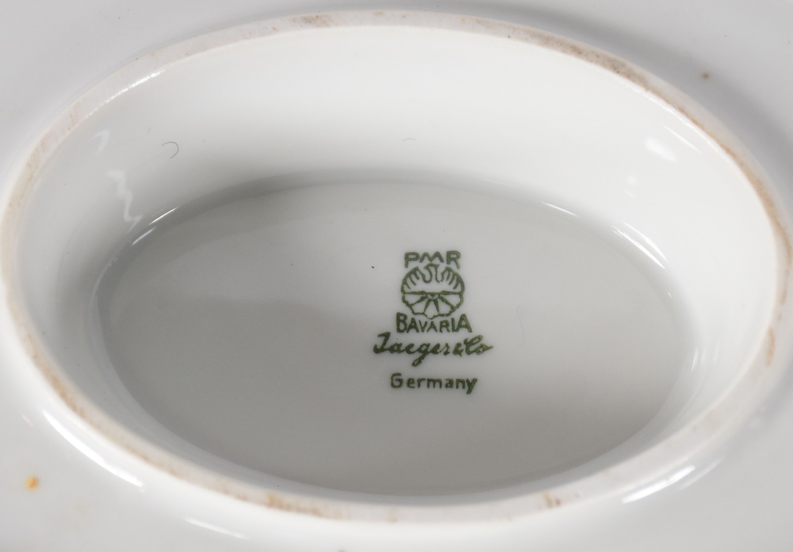 Aparelho de jantar de porcelana da Bavaria na cor branca com flores... - foto 6 de 6
