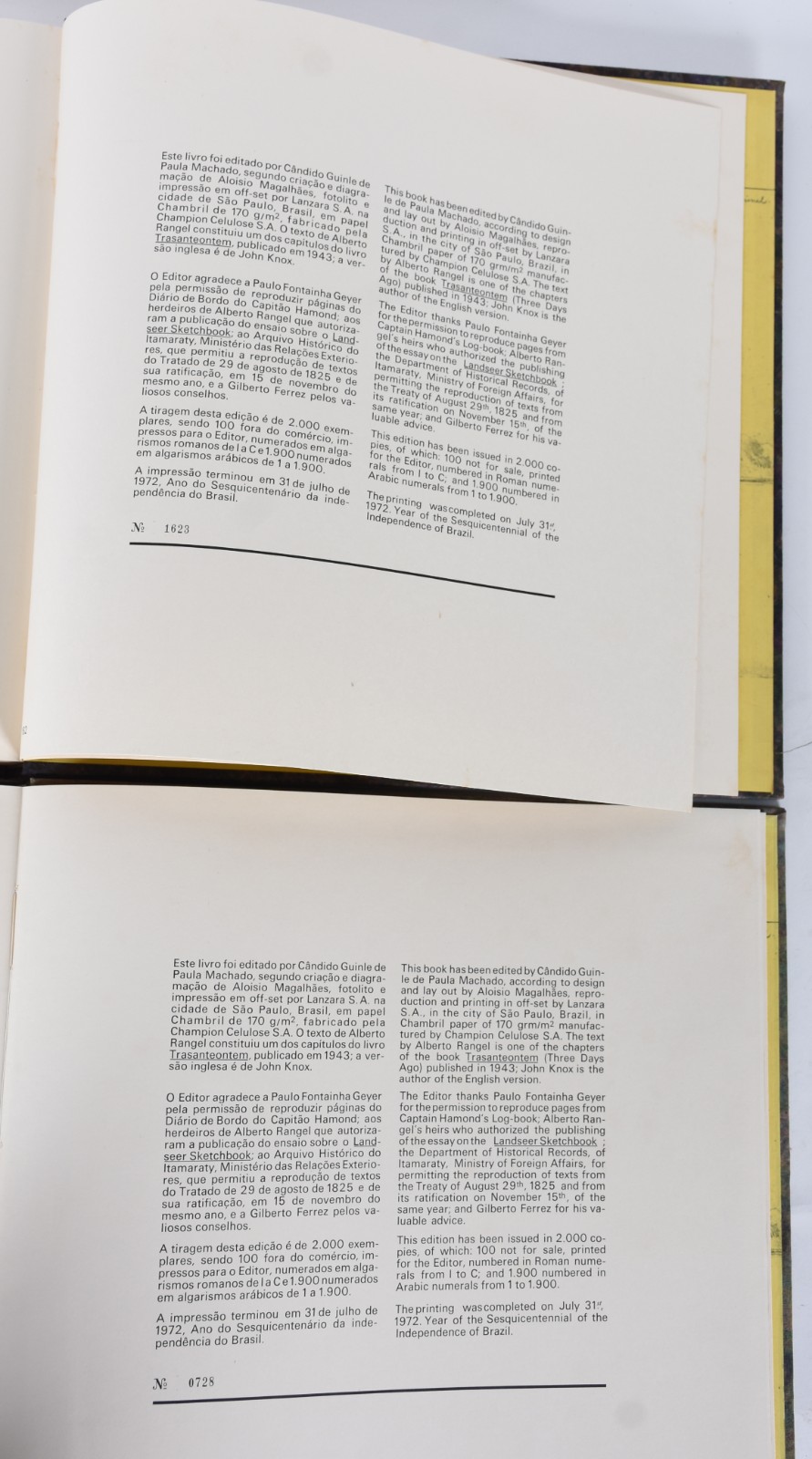 Dois livros : LANDSEER - Cândido Guinle de Paula Machado. A tiragem... - foto 9 de 11