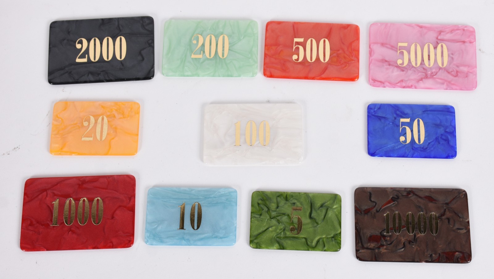 Fichário de poker com 264 peças e 2 baralhos com 54 cartas cada, no... - foto 3 de 4