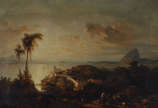 VON ERNST KOERNER - Vista do  Pão de Açúcar, da... - VON ERNST KOERNER - Vista do  Pão de Açúcar, datado no verso 1883- ost - 65 X 96
