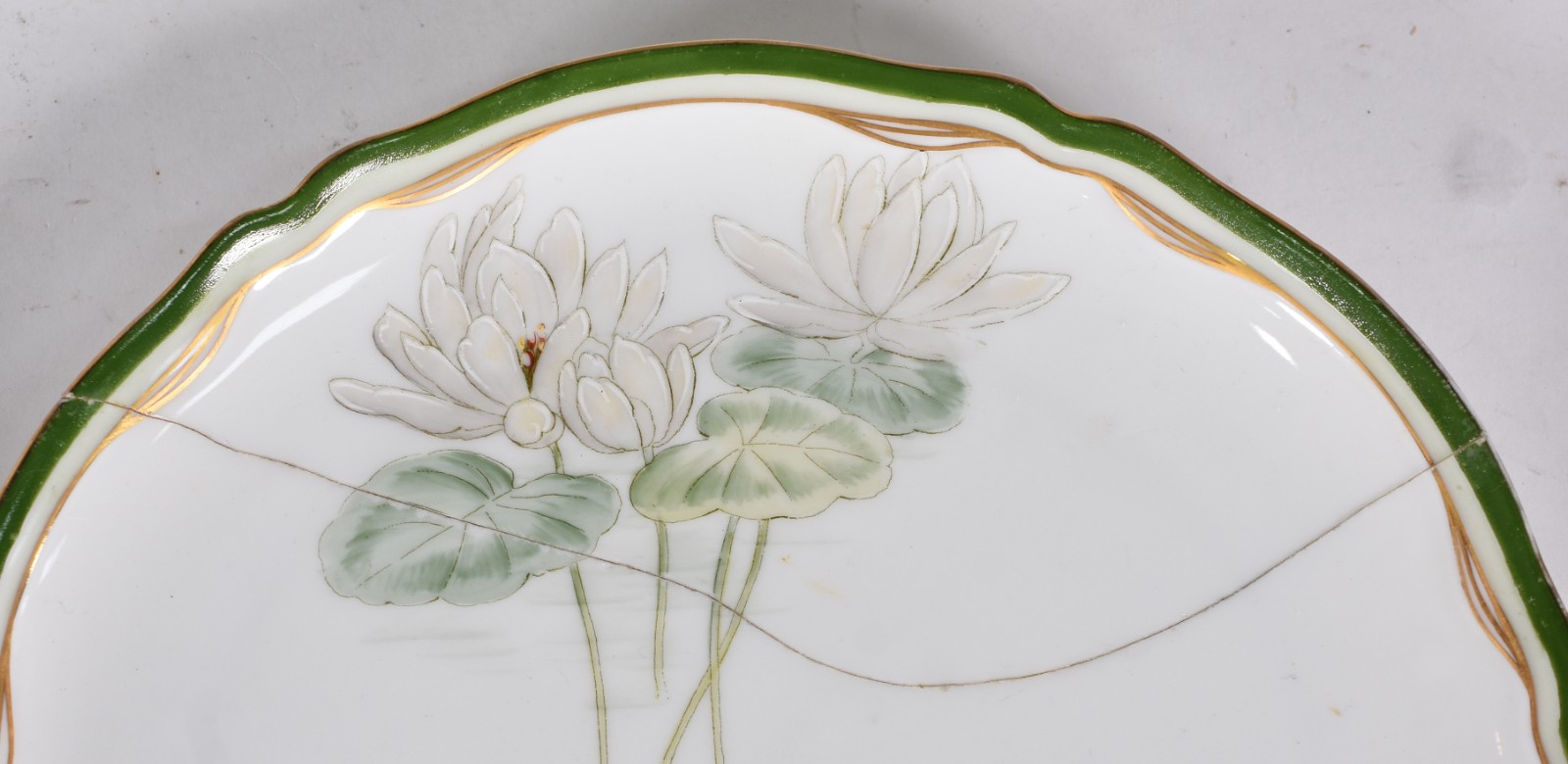 Serviço peixe de porcelana da Bavaria composto de 10 pratos (só 3... - foto 3 de 4