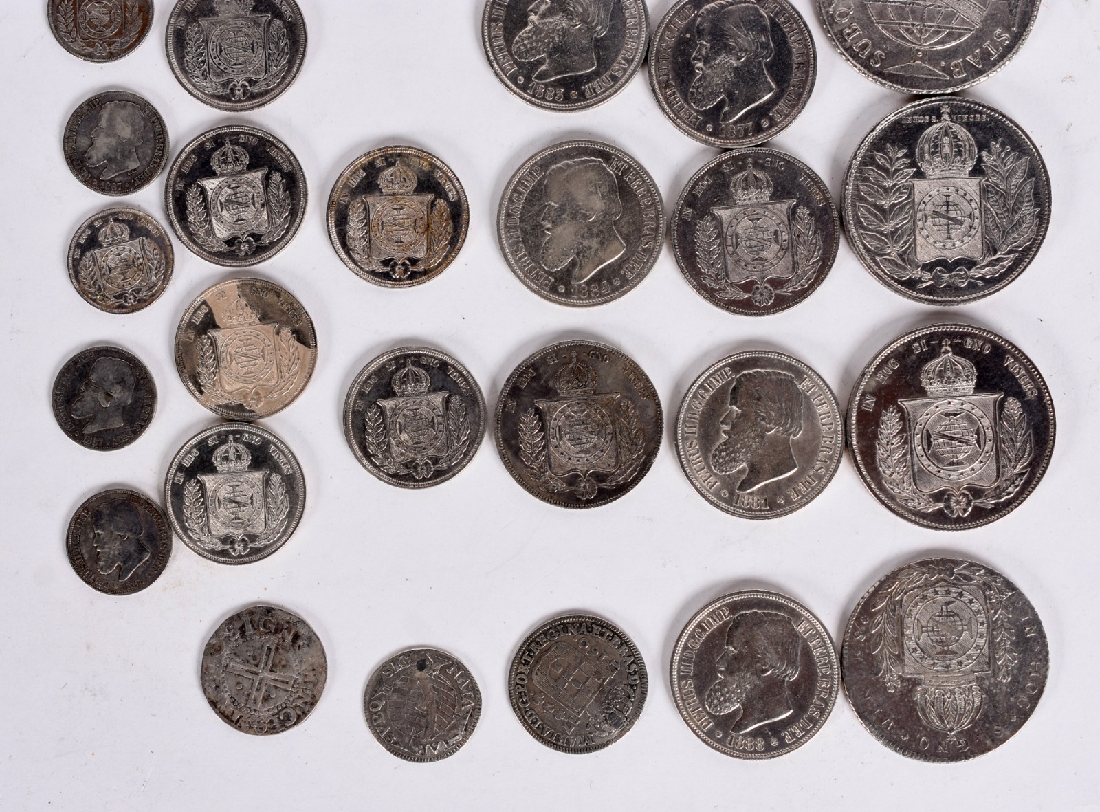 Coleção com 40 moedas de prata. Peso 420 g (Por motivos de segurança... - foto 6 de 6