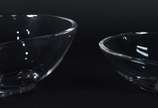 Dois bowls de cristal feitio gota. - Dois bowls de cristal feitio gota.