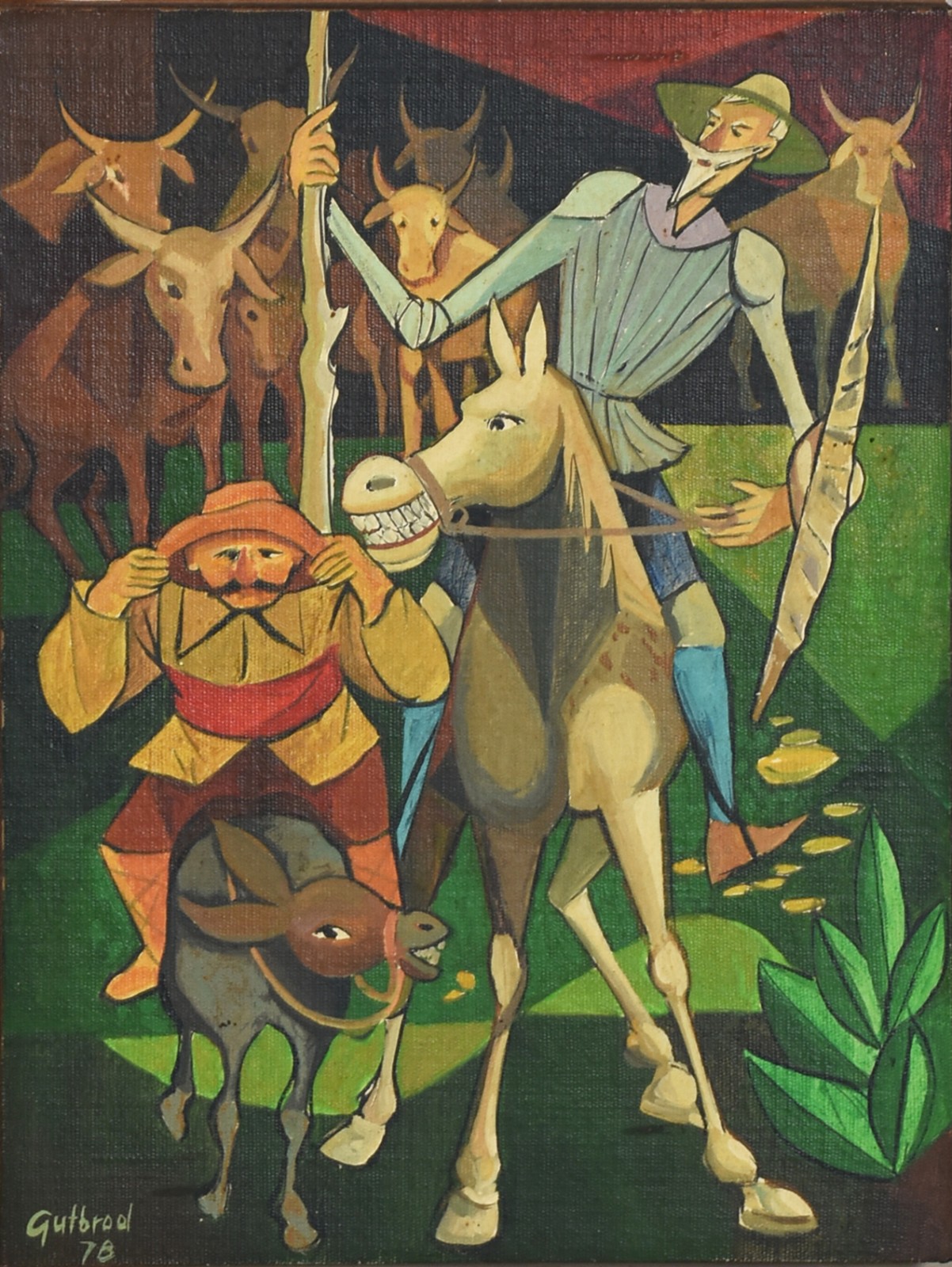 GUTBROD , Dom Quixote e Sancho Pança - foto 1 de 4