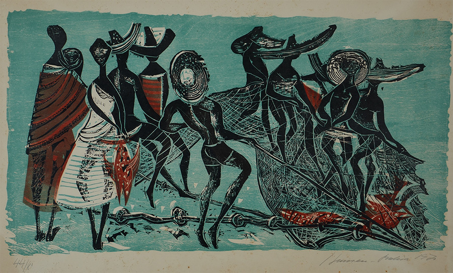 Hansen Bahia ( 1915 -1978 ) - Xilogravura - Bahia 44/81 - datada 1971... - foto 1 de 2