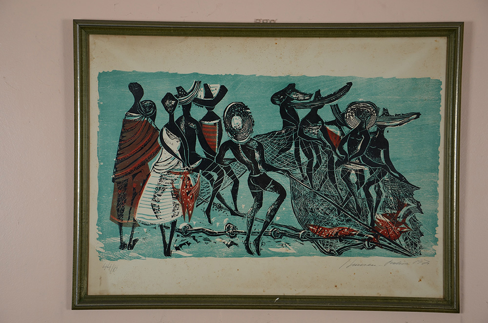 Hansen Bahia ( 1915 -1978 ) - Xilogravura - Bahia 44/81 - datada 1971... - foto 2 de 2