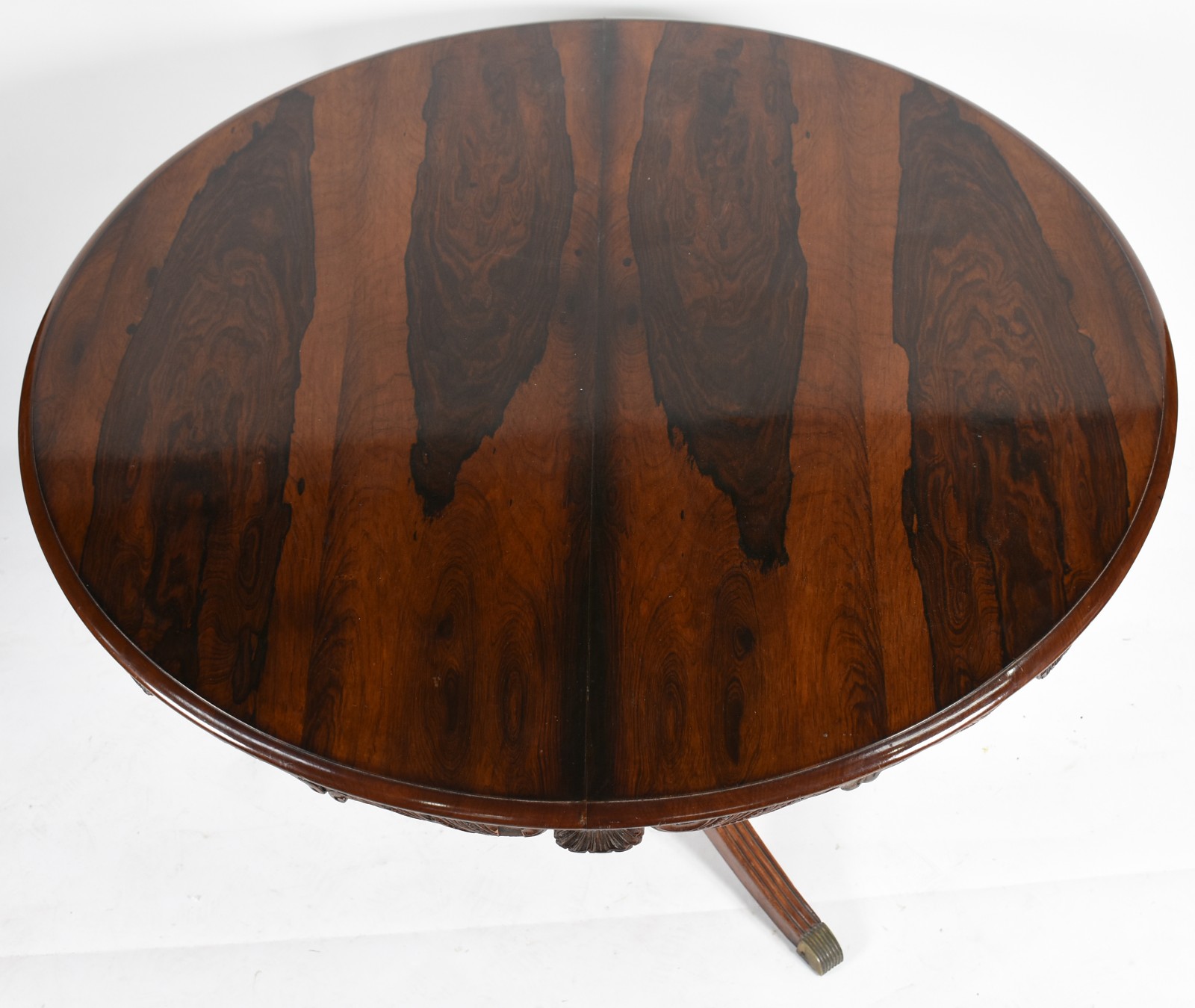 Mesa de jantar de madeira nobre feitio redondo com 4 cadeiras de... - foto 5 de 11
