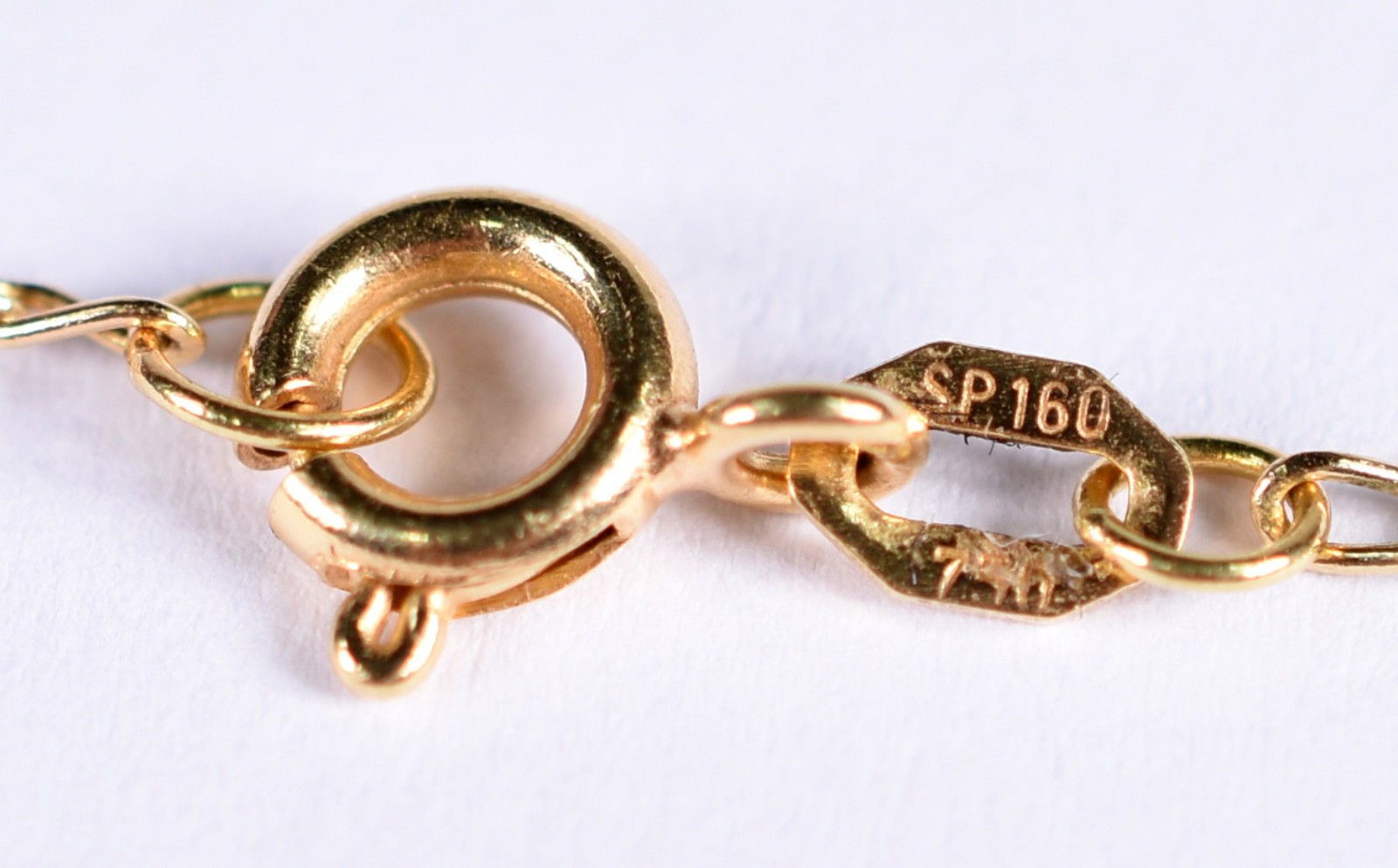 Gargantilha de ouro 18 k com pingente (Por motivos de seguranças as... - foto 4 de 4