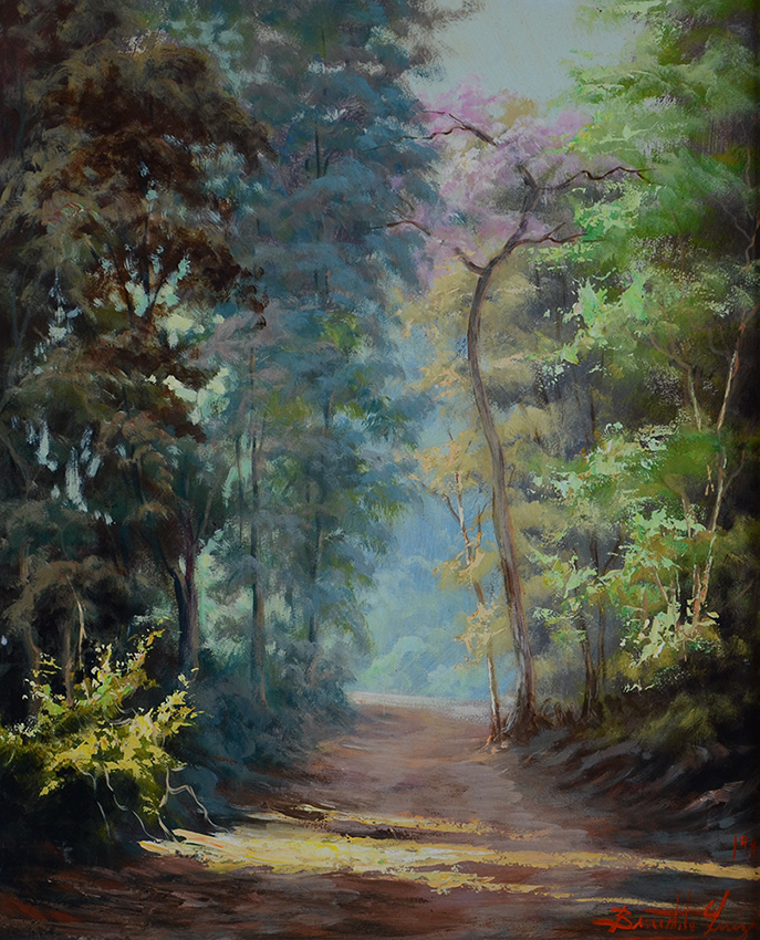 BENEDITO LUIZI - Paisagem - ost - 46 x 39 datado 1984 - foto 1 de 2