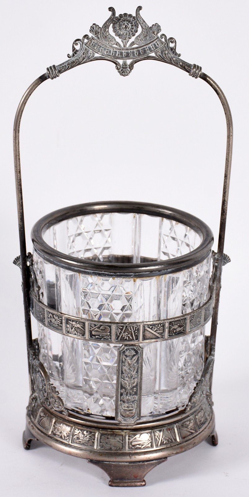 BACCARAT - Balde para gelo de cristal frances com guarnição de metal... - foto 3 de 7