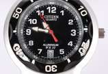 Citizen (1930),  - Relógio Citizen masculino,  quartz, modelo aluminium WR 30, possui calendário, pulseira emburrachada, máquina japonesa ,funcionando  (Por motivos de s