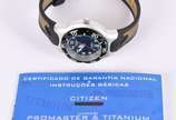 Citizen (1930),  - Relógio Citizen masculino,  quartz, modelo aluminium WR 30, possui calendário, pulseira emburrachada, máquina japonesa ,funcionando  (Por motivos de s