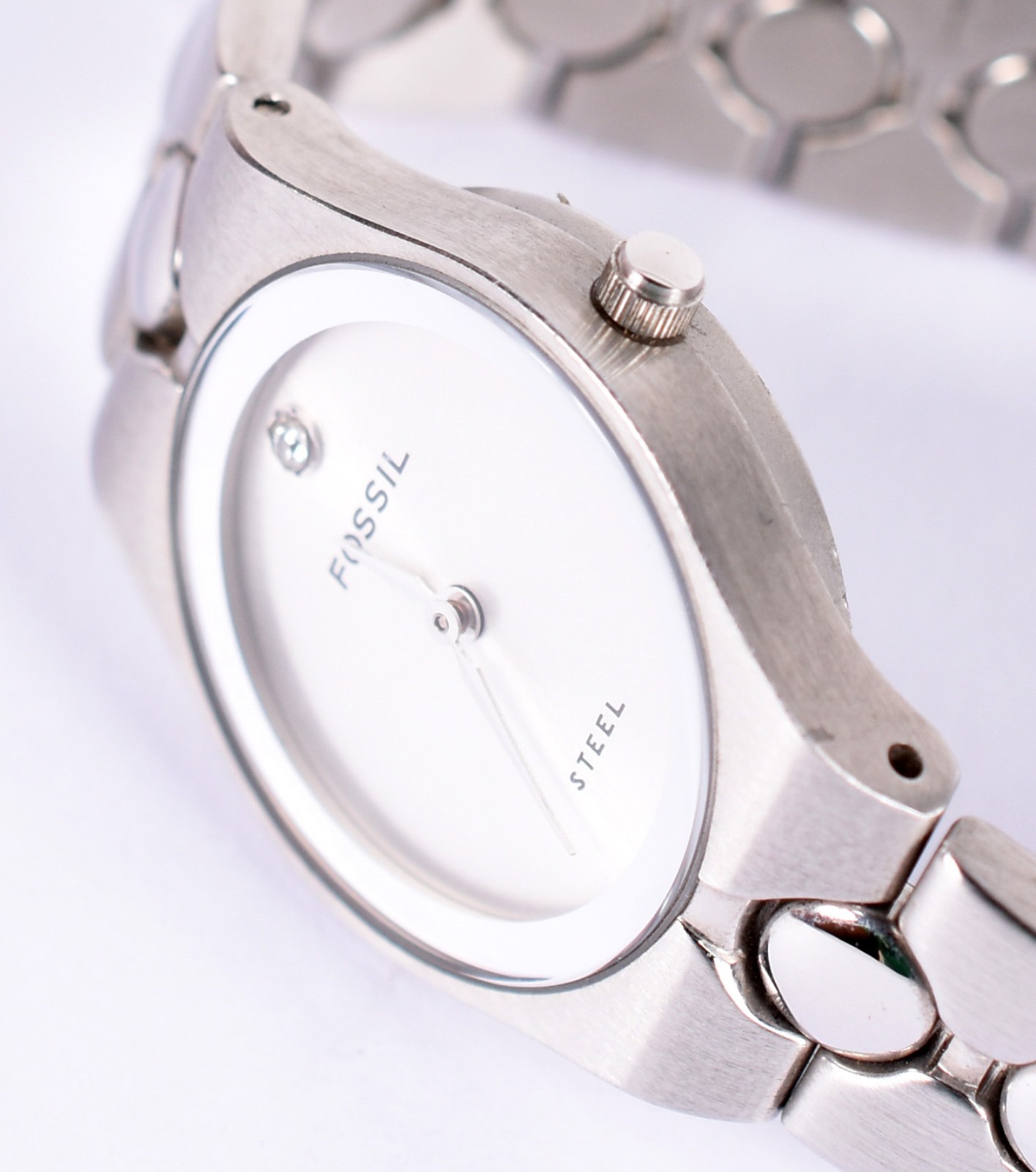 Relógio FOSSIL feminino, pulseira em aço (Por motivos de seguranças... - foto 2 de 5
