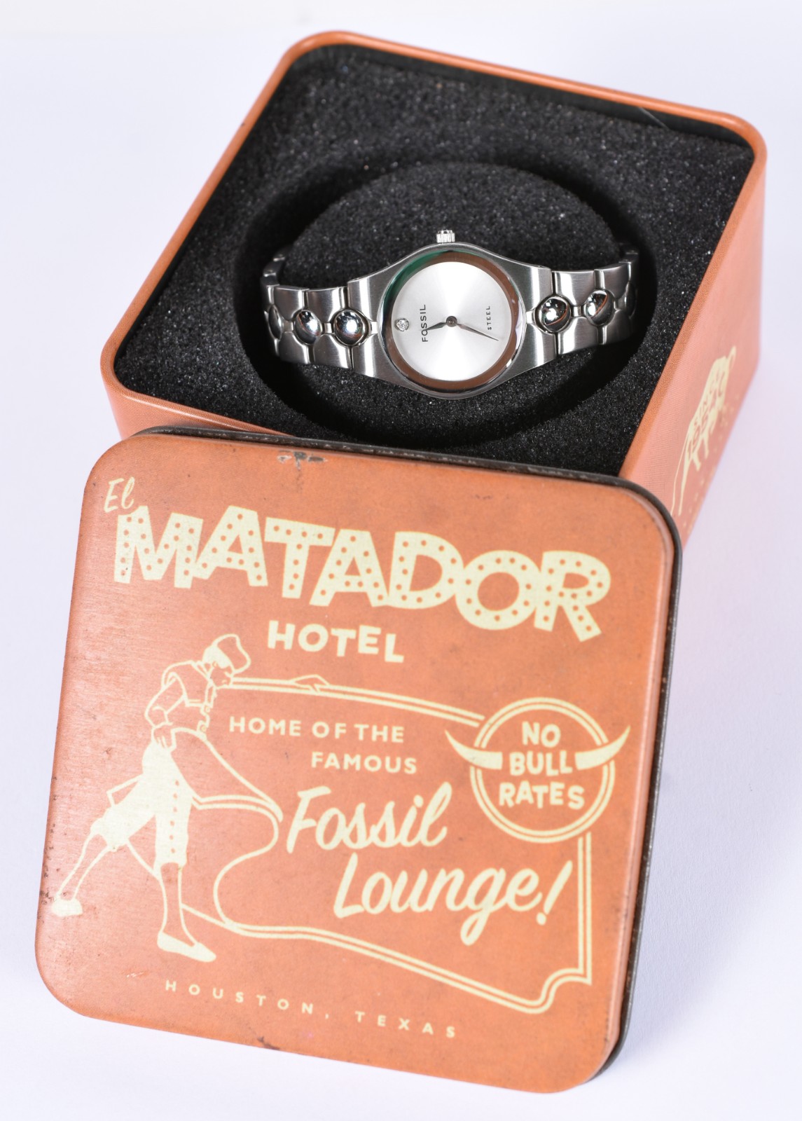 Relógio FOSSIL feminino, pulseira em aço (Por motivos de seguranças... - foto 5 de 5