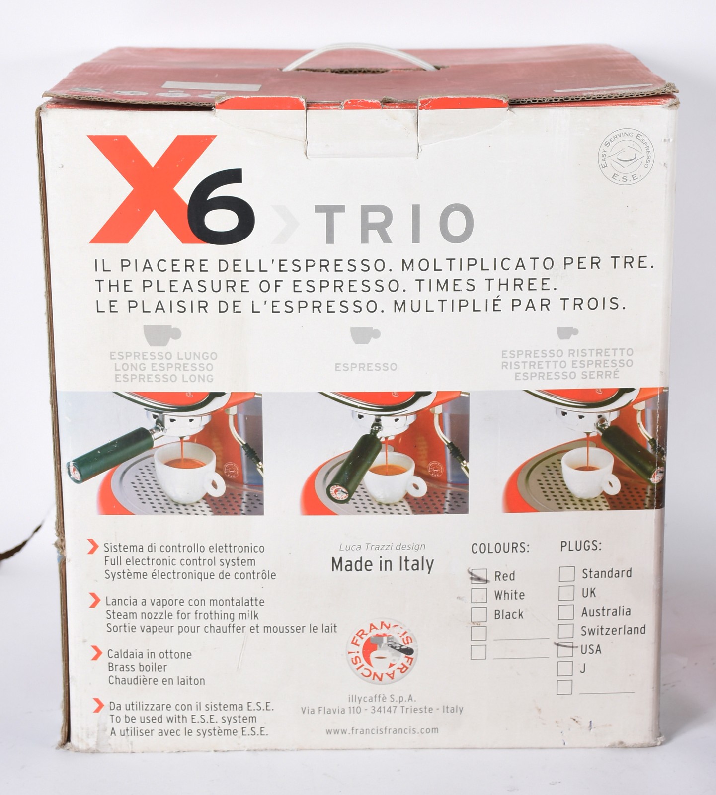Conjunto italiano ILLY para café, composto de máquina para café... - foto 3 de 8