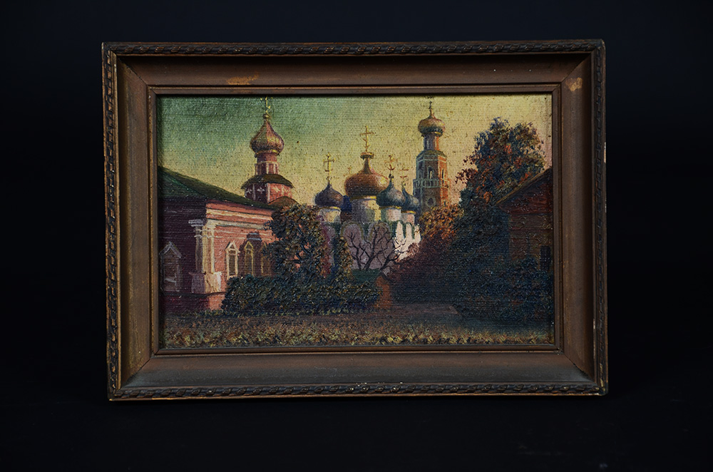 Quadro - paisagem - ostc - 16 x 23 (ESCOLA RUSSA)
