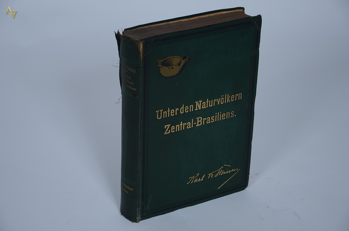 Livro, Den Steinen, Karl Von. Unter den Naturvolkern...