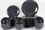 Serviço de jantar de cerâmica MESA composto de ... - Serviço de jantar de cerâmica MESA composto de 12 pratos rasos, 12 bowls e 12 para sobremesa. Total 36 peças