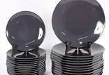 Serviço de jantar de cerâmica MESA composto de ... - Serviço de jantar de cerâmica MESA composto de 12 pratos rasos, 12 bowls e 12 para sobremesa. Total 36 peças