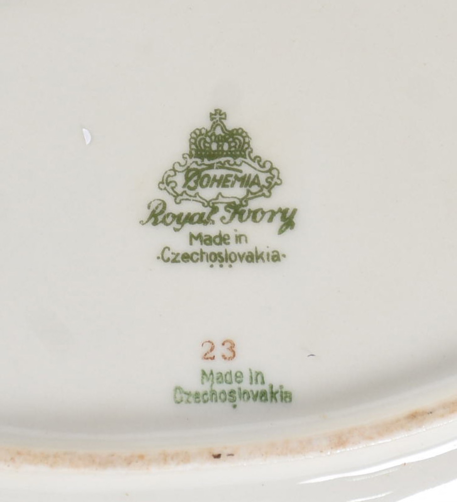 Aparelho de chá, café e jantar de porcelana Tcheca com flores em... - foto 7 de 7