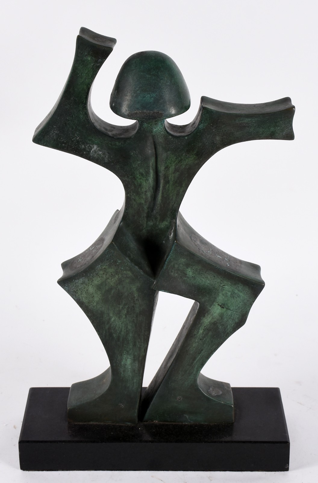 Duas esculturas de bronze representando figura feminina. - foto 5 de 8