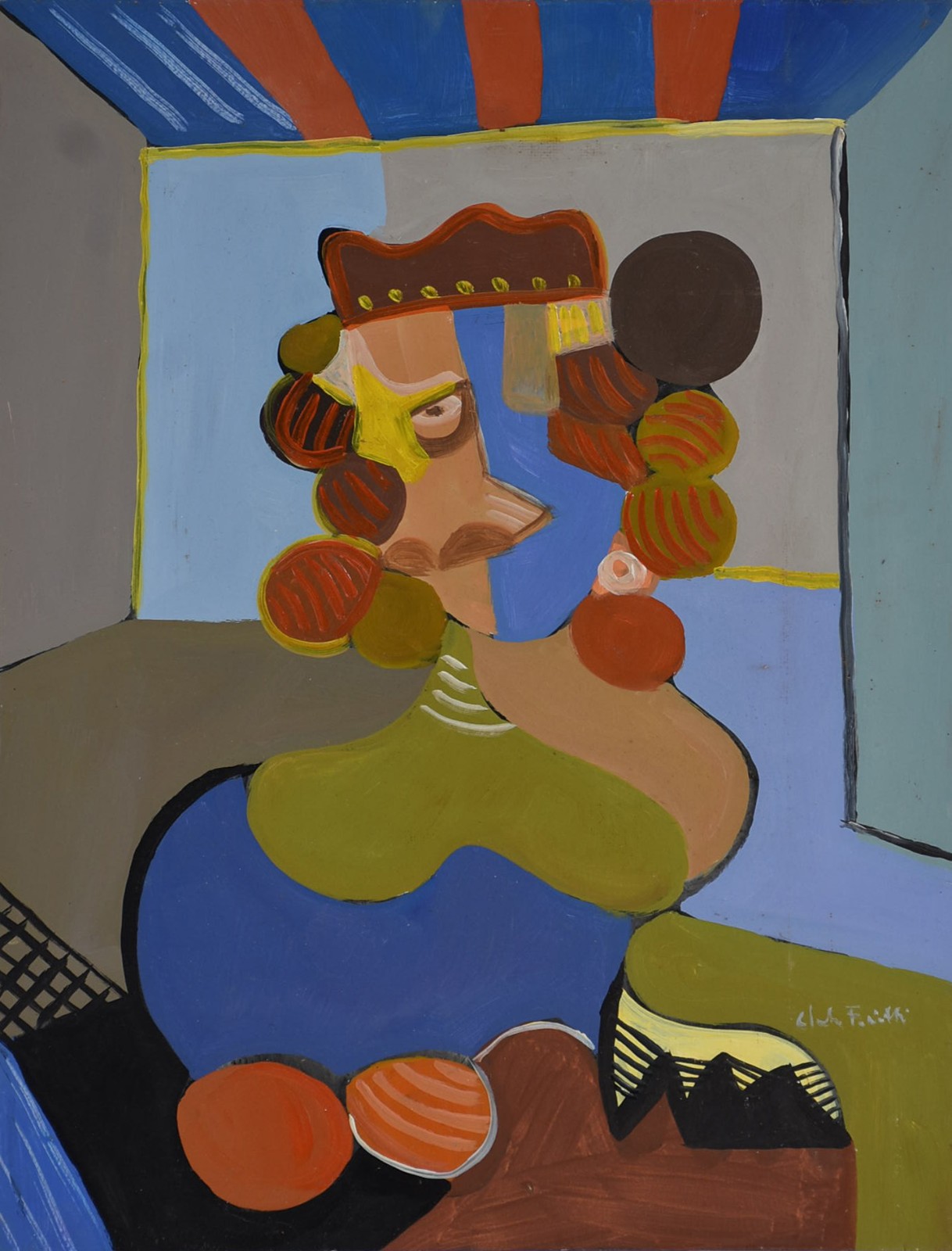 Cláudio Faciolli (1955), Mulher Picassana - foto 1 de 3