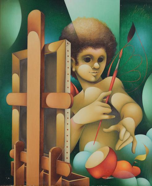 LAERPE MOTTA (1933) - "O Pintor e seu modelo" - Rio de... - foto 2 de 4