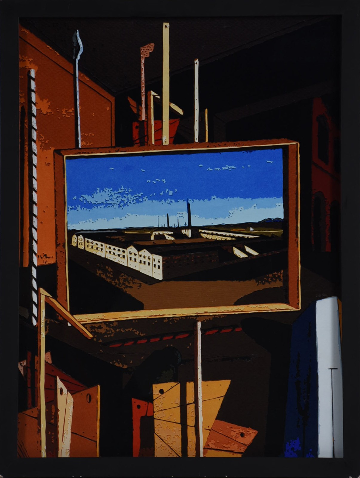  Vik Muniz (1961), Vik Muniz - Interior de Atelier de Chirico - foto 1 de 3