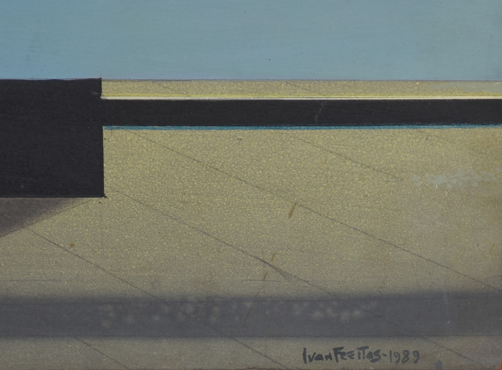 Ivan Freitas (1932-2006), Marinha com Composição - foto 2 de 3