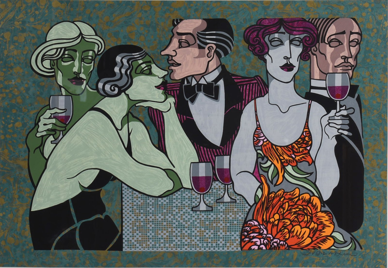 Juarez Machado (1941-2026), Figuras no bar - foto 2 de 5