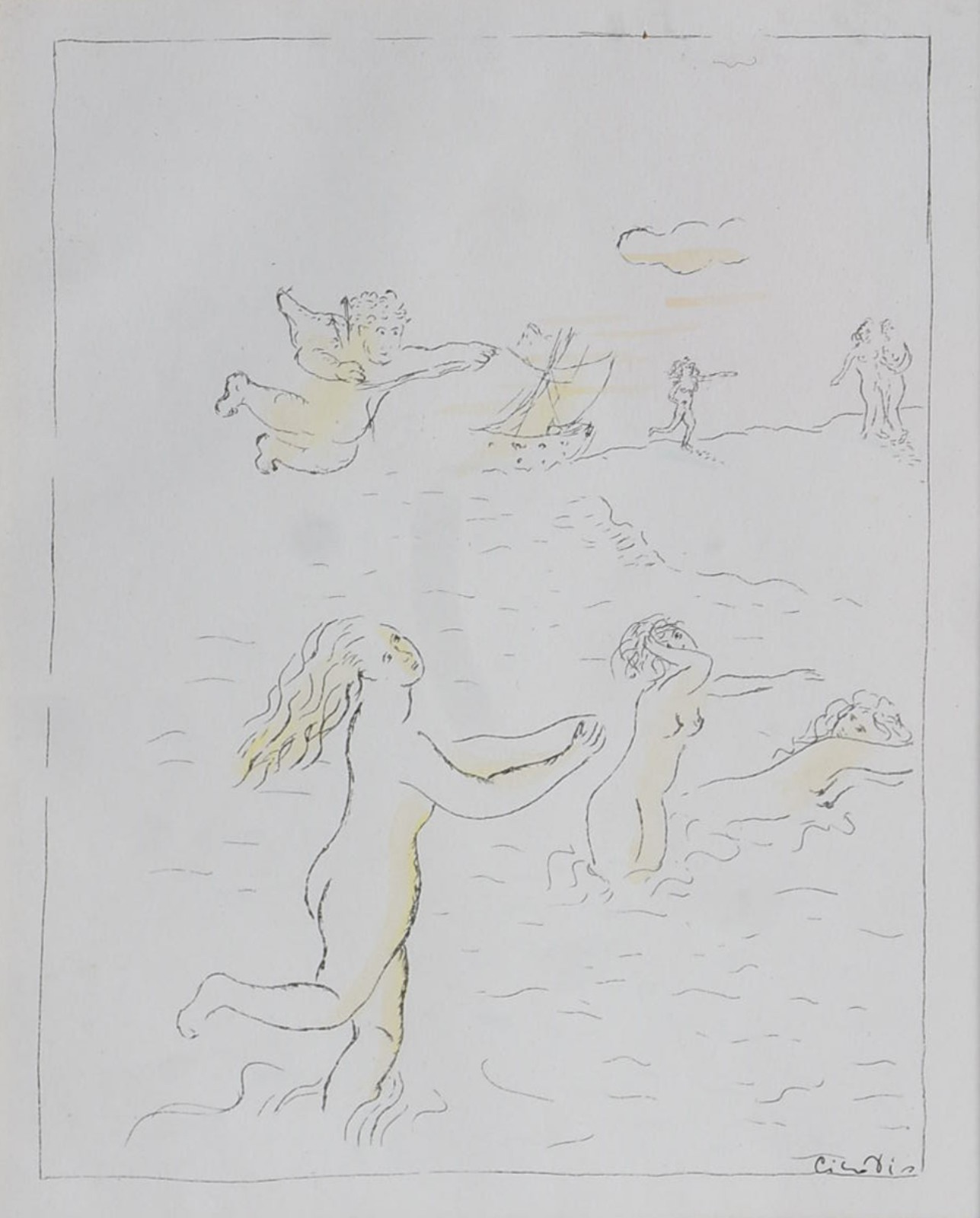 Cícero Dias (1907-2003), Figuras de banhistas - foto 1 de 5