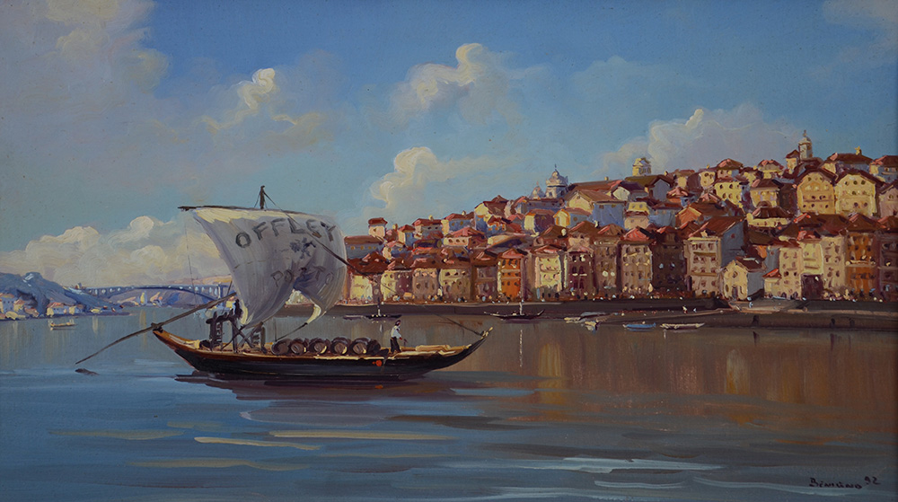 BENIGNO - Paisagem do Porto - ost - 33 x 58 - foto 1 de 2