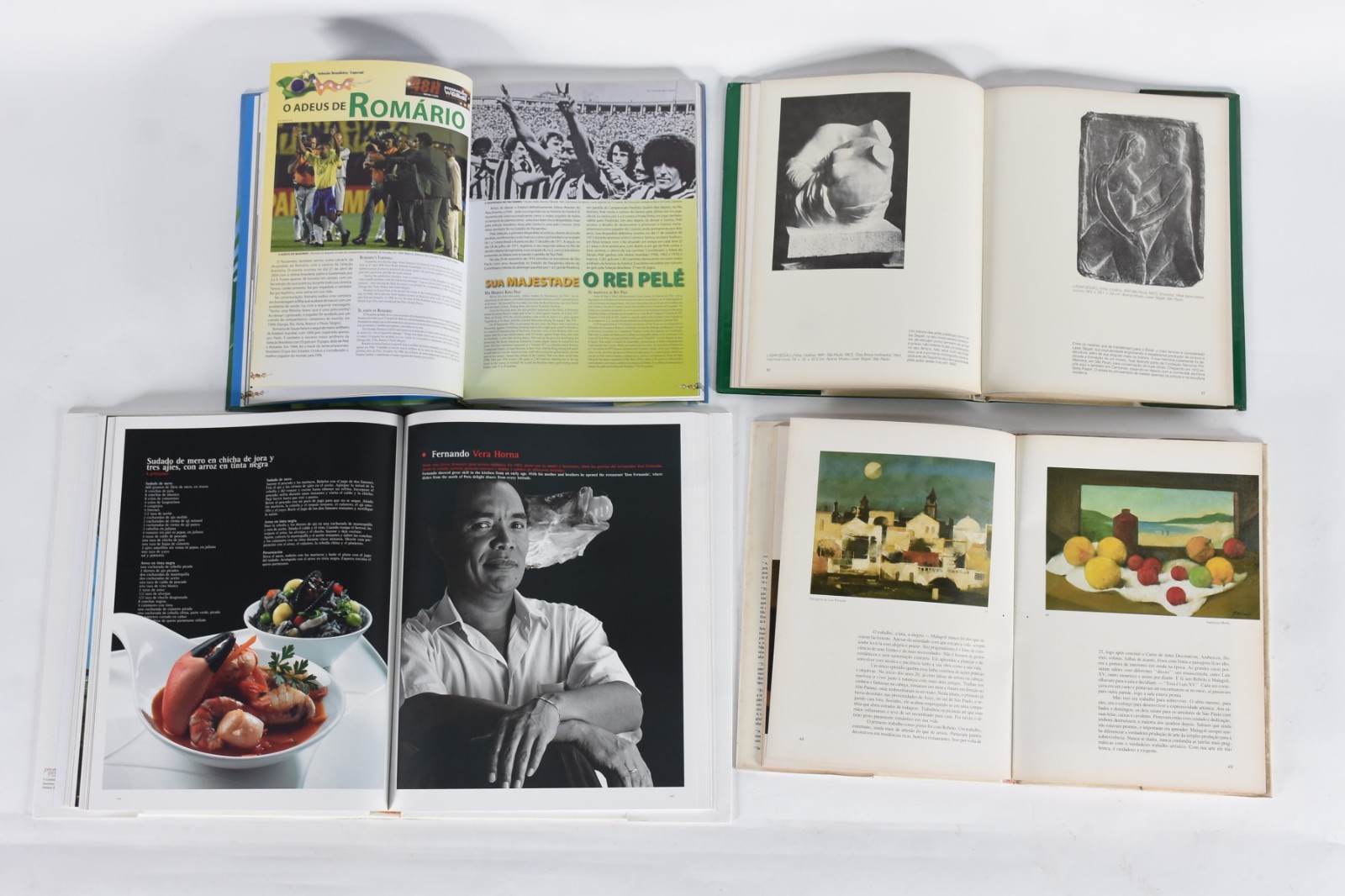 Oito livros diversos: A) País do futebol Brasil - 7º Anuário do... - foto 7 de 8