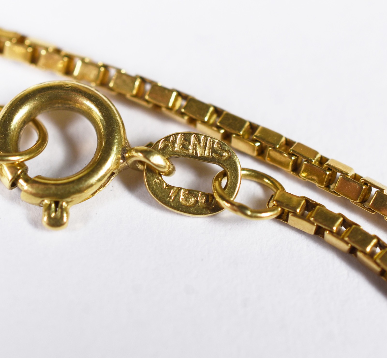 Pulseira de ouro contrastado 750, pingente de perola cultivada (Por... - foto 4 de 4