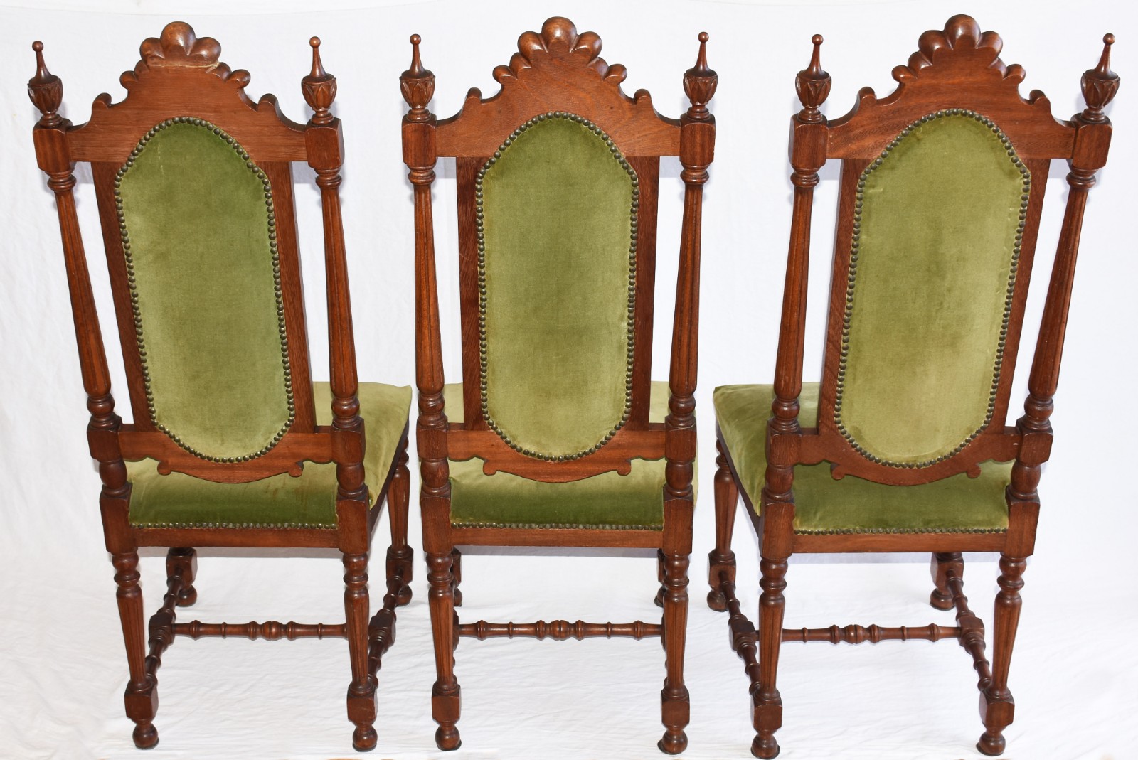 Conjunto de Mesa de jantar de madeira nobre, Selo da RENASCENÇA... - foto 3 de 8