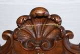 Conjunto de Mesa de jantar de madeira nobre, Se... - Conjunto de Mesa de jantar de madeira nobre, Selo da RENASCENÇA MÒVEIS, RJ, pés em duplo balaústre entalhado terminando em tres pernas cada,  tá...