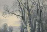 R.DUCAT, Paisagem - Óleo sobre madeira.