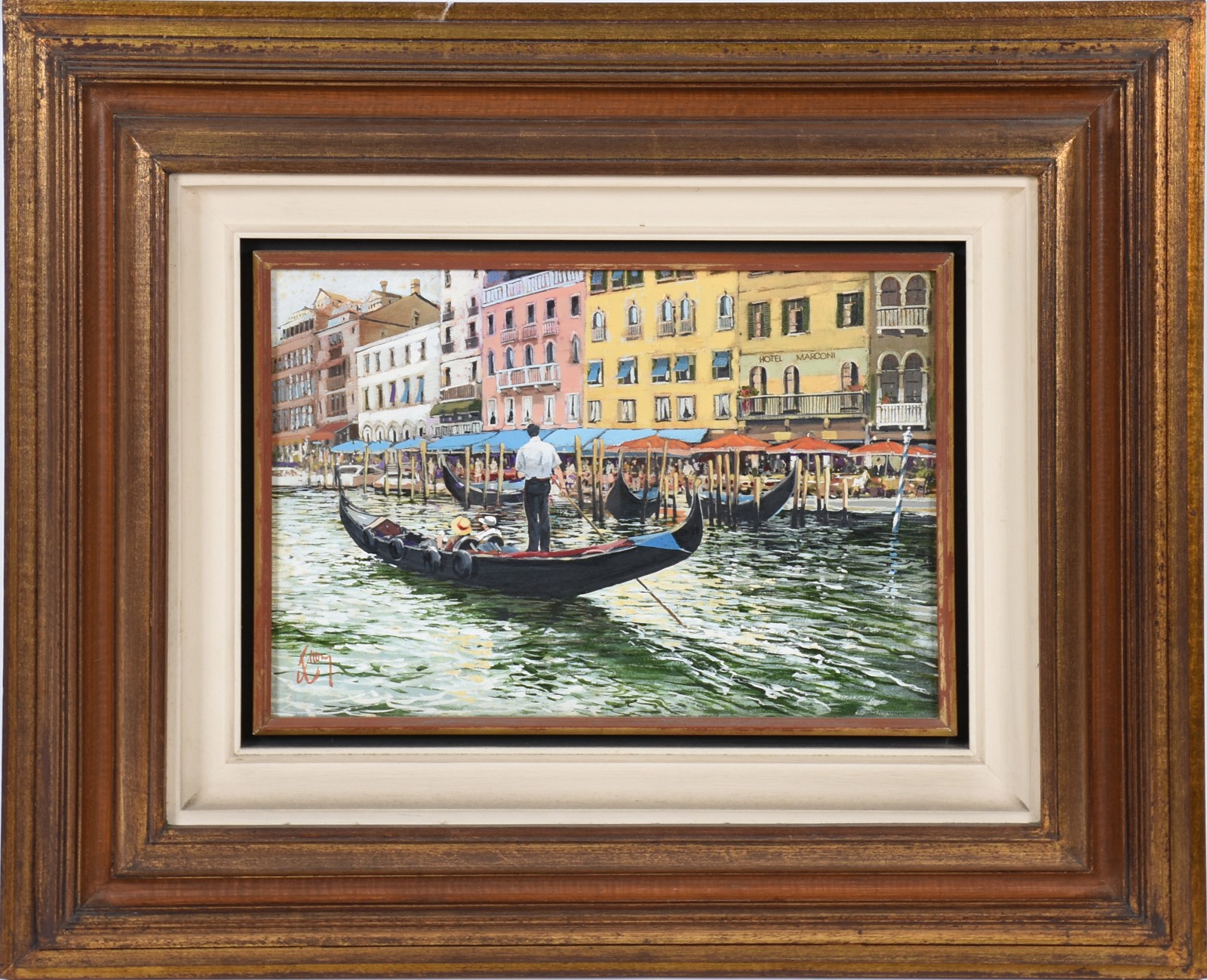 Clauber Cecconi (1939), Passeio de gôndola em Veneza - foto 2 de 4