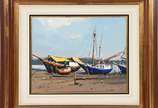 Raimundo Botêlho (1946), Barcos do Maranhão - Óleo sobre tela.