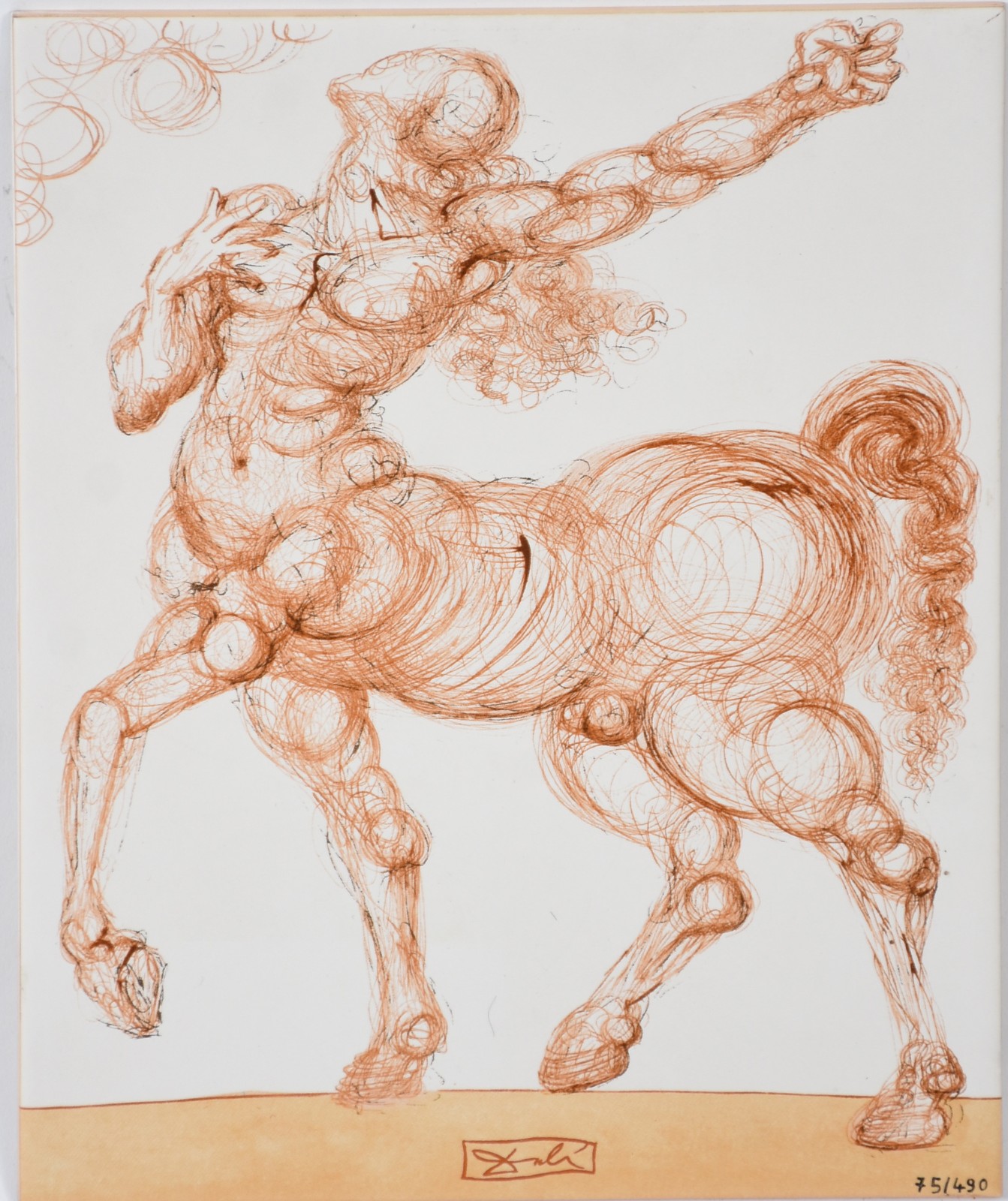 Salvador Dalí (1904-1989), La Divine Comédie - Le Centaure - foto 1 de 4