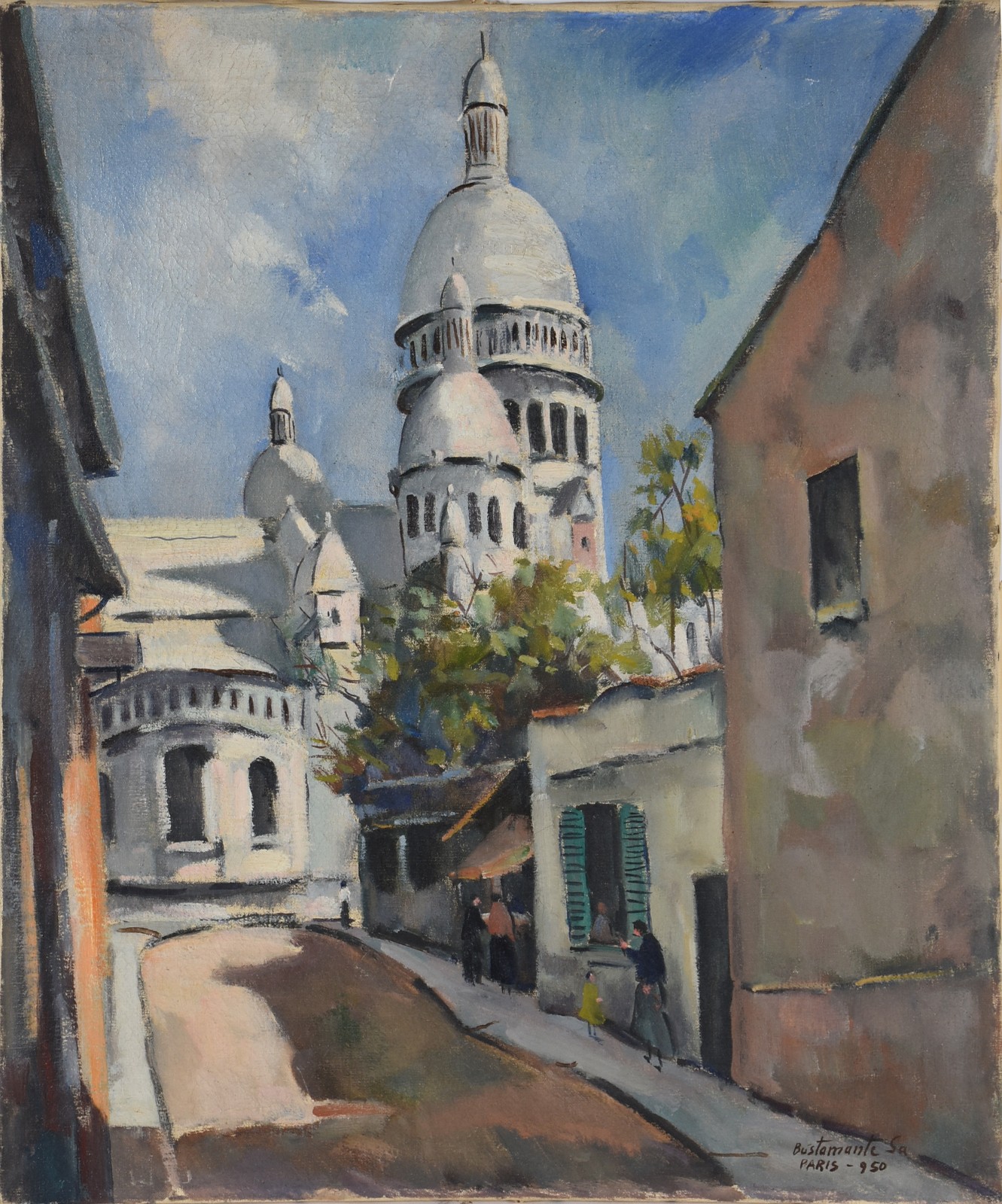 Bustamante Sá (1907-1988), Rue du Chevalier-de-la Barre et le Sacré-Coeur - foto 1 de 3