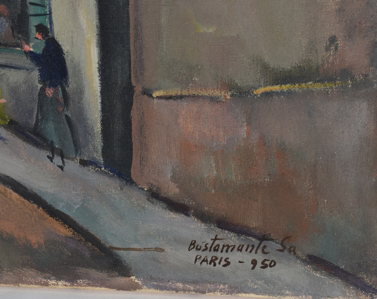 Bustamante Sá (1907-1988), Rue du Chevalier-de-la Barre et le Sacré-Coeur - foto 2 de 3